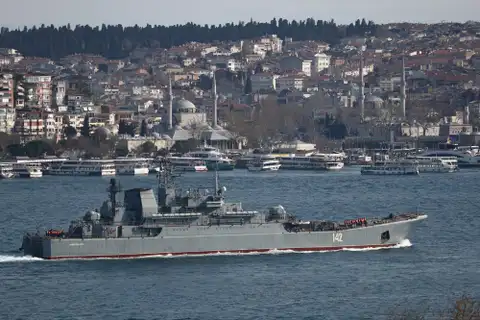 ВСУ заявили о потоплении десантного корабля «Новочеркасск» (ВИДЕО 18+)