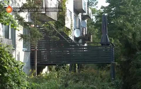 А так можно было? Житель первого этажа пристроил к балкону огромную террасу