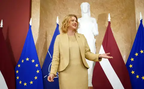 Ministru prezidente: Latvija iesaistās labas gribas koalīcijas izveidē Ukrainas atbalstam