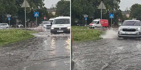 Rīdziniekus aicina ziņot par applūdušām ielām