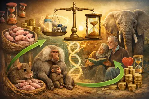 Меньше детей — дольше жизнь? Учёные нашли жёсткое правило старения млекопитающих