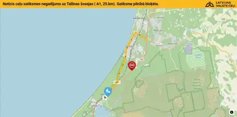 Тяжелое ДТП на Таллинском шоссе: движение было заблокировано