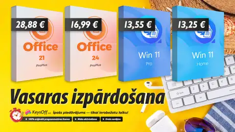 Летняя распродажа Keysoff: Office 2024 Pro за 16,99 € — заплати один раз, пользуйся вечно