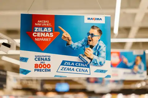 “Maxima” izvērš vēsturē lielāko cenu samazināšanu vairāk kā 8000 precēm