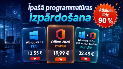 Всё ещё используете старую версию Office или Windows? Office 2024 Pro за 19,99 € и Windows 11 Pro за 13,55 €