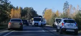 ДТП на Таллинском шоссе у Риги: пробка собирается (ВИДЕО)