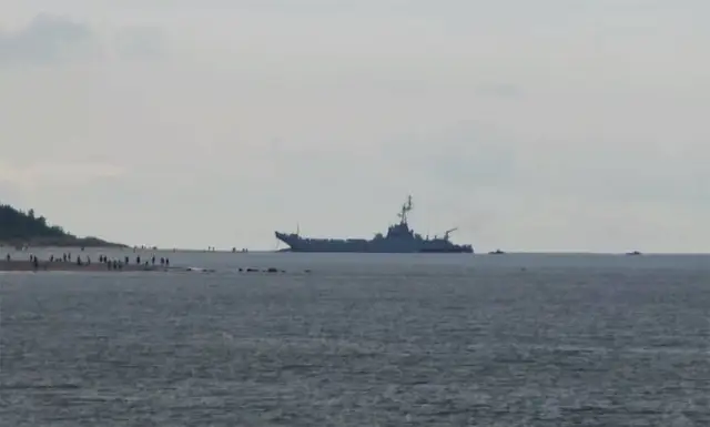 Польский корабль получил пробоину во время натовских учений на Балтике (ВИДЕО)