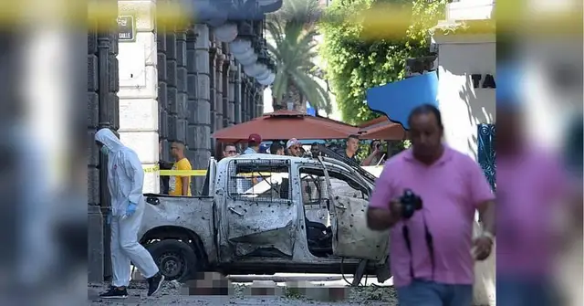 В столице Туниса террористы-смертники устроили два взрыва