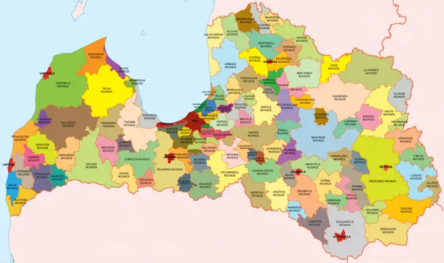 No 2021.gada vidus Latvijā būs 42 pašvaldības