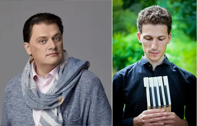 “Jūrmalas festivāla” noslēguma koncertā: operdziedātājs Aleksandrs Antoņenko un pianists Reinis Zariņš