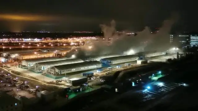 В инфекционной больнице в Коммунарке взорвалась труба с кислородом (ДОПОЛНЕНО)
