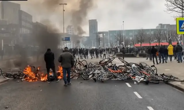 В Нидерландах разогнана демонстрация противников локдауна, есть пострадавшие (ВИДЕО)