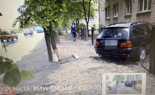 ДТП на Тейке: BMW протаранил забор, чуть не сбил пешехода и «смылся»