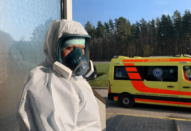 Stacionēto Covid-19 pacientu skaits nokrities zem 1400 robežas