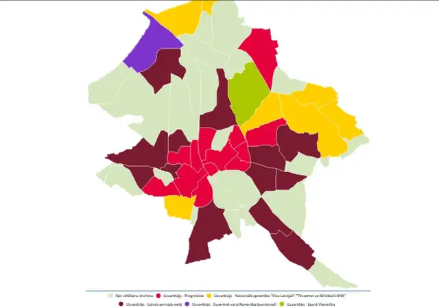 Rīgas domes vēlēšanās populārākajai partijai LPV labākie rezultāti Bolderājā, Imantā, Ķengaragā, Purvciemā un Pļavniekos