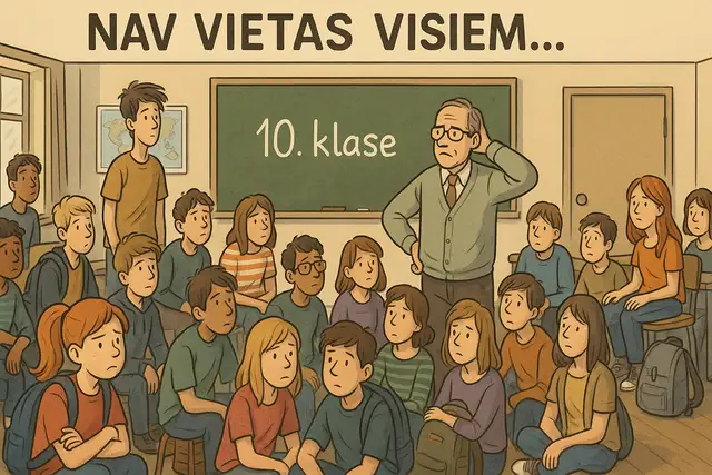 Mācībām Rīgas skolu 10. klasēs saņemti nepilni 5400 pieteikumu