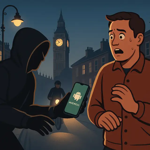 Воры в Лондоне предпочитают iPhone и.. возвращают андроид
