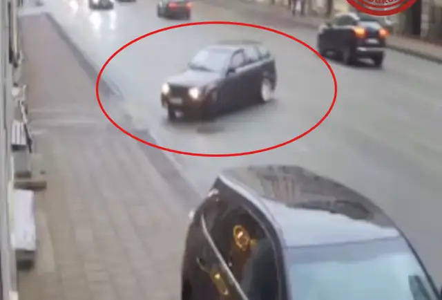 А вот так не надо делать! Попытка дрифта на Бривибас кончилась плохо (ВИДЕО)