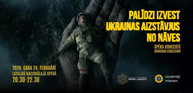 24. februārī Latvijas Nacionālajā operā notiks spēka koncerts Ukrainas atbalstam