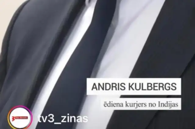 Народ в восторге: Кулбергса в передаче TV3 представили как индийца, курьера по доставке еды