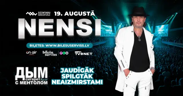 Leģendārā grupa “NENSI” atgriežas Latvijā!