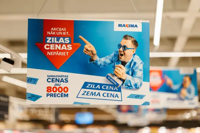 Zila cena – zema cena: Maxima снизила цены уже более чем на 8000 товаров!