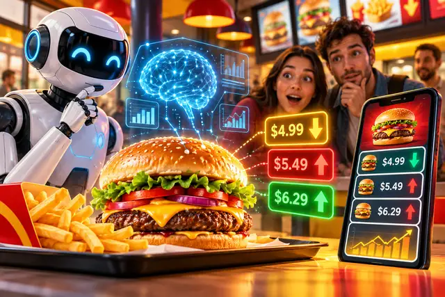 ИИ назначает цены на бургеры в McDonald`s и вот как это происходит!