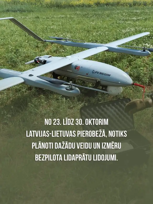 Над приграничьем появятся военные дроны. Армия просит жителей не паниковать