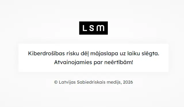 Госпортал LSM приостановил работу: риски кибербезопасности!