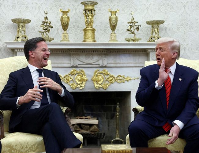 Белый дом: Трамп обсудит с Рютте возможный выход США из НАТО