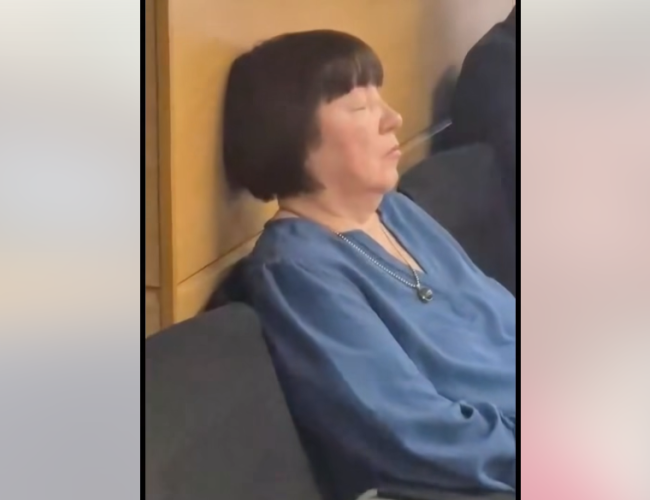 «Я не спала!» Ланга объяснила журналистам широко разлетевшееся видео