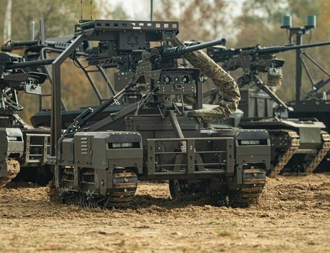 Зеленский: мы впервые захватили российскую позицию одними роботами