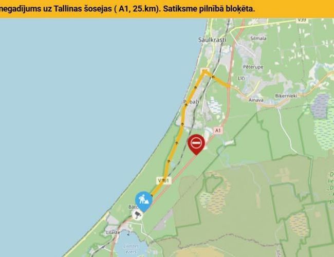 Тяжелое ДТП на Таллинском шоссе: движение заблокировано