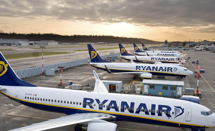 «Ryanair» pabeigusi lidmašīnu bāzes izveidi lidostā «Rīga»