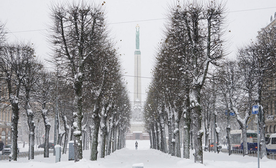 На выходных в Латвии ожидаются снегопады