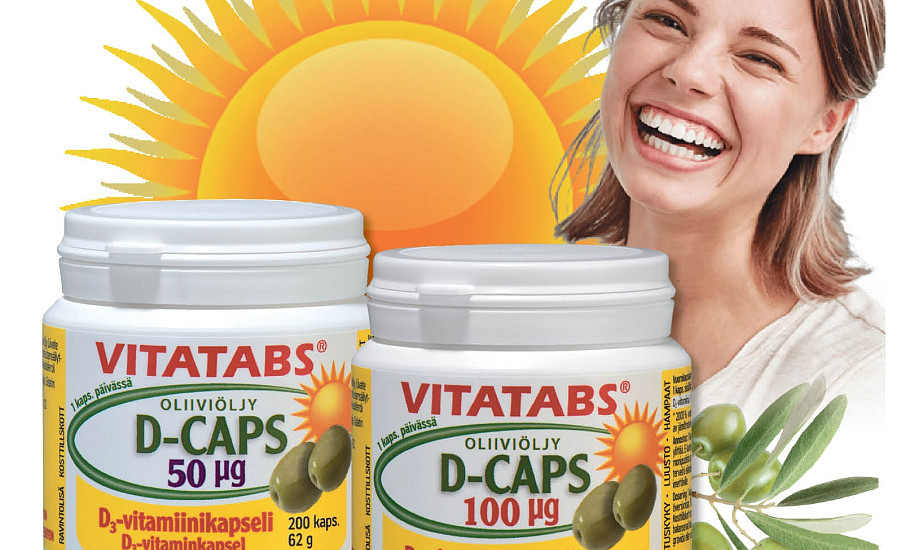 Saule tabletēs: kādēļ ir jālieto Vitatabs D-Caps?