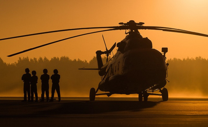 Армейский вертолет доставил в больницу Страдиня сердце донора